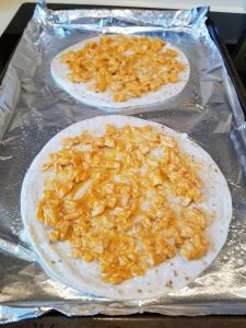 Tortilla Pizza with Chicken