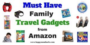 Best Travel Gadgets, Games & Accessories for Road Trips with Kids. Keep them busy and happy while you travel by car or airplane. Fun games for restaurants and hotel rooms too! Make it a great family vacation. #travelgadgets #travelgames #traveltips