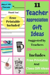 Teacher Appreciation Gift Ideas