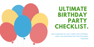 Ultimate Birthday Party Checklist. Be organized and prepared for your next kids party with free printable. Timeline set for your whole to do list. #freeprintable, #checklist, #partyplan, #birthdayparty