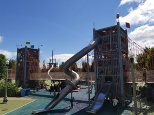 You'll find the best playground in the city at Maggie Daley Park in downtown Chicago. Kids will Love it!