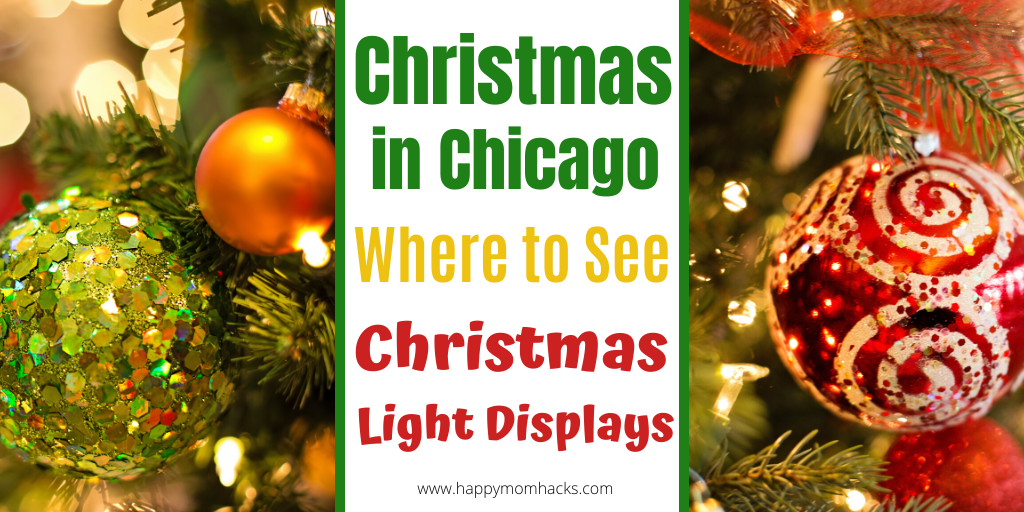 Christmas in Chicago. The best Christmas Light Displays to see. Things to Do with the kids over the holidays? Use this guide to find the best Christmas Light Displays for Families. #christmasinchicago, #holidaylights, #christmaslightdisplays