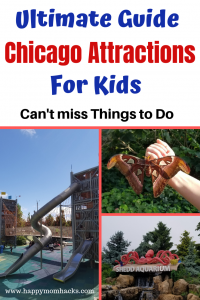 Must See Chicago Attractions for Kids. Where to find the best Things to do in chicago with families. Whether your visiting or a local here are the ideas you need for a fun family day out. Find a Chicago Guide with great museums, zoos, parks, perfect for winter & summer visitis. #chicagoattractions, #chicagowithkids, #familytavel, #traveltips