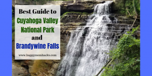 Travel Guide to Cuyahoga Valley National Park and Brandywine Falls with kids. The Best Things to do while visiting the park from hiking, waterfalls and historic visitor centers. a Great family weekend getaway.
