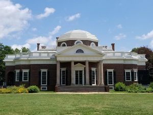 Visit Monticello the home of Thomas Jefferson located just outside of Charlottesville Virginia near the Shenandoah Valley.