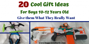 20 Gift Ideas for Boys Age 10, 11, and 12. Fun gift Ideas kids and families will love. A mix of awesome toys, games and electronics you can buy off Amazon. An easy way for parents to shop for great gifts. #giftideas, #kidsgifts, #birthdaygifts, #holidaygifts