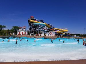 Head to your local waterpark to host a teen birthday party