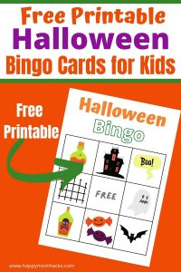 Fun Halloween Bingo Cards - FREE Printable party game for school parties, Halloween Parties, and family game nights. This easy holiday game has 9 different game boards and pictures to cut out and call out to the kids. Just print out pdf bingo cards and you'll be ready to play. It's that easy!