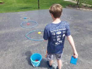 Outdoor Game for Kids Sponge Toss.