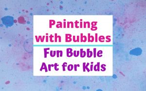 Easy Bubble Painting Art for Kids. A fun kids craft with bubbles, paint or food dye. Quick to make for kids of all ages with items you have in your home. They love making this unique bubble art. #bubbleart #bubblepainting #artforkids #kidscraft
