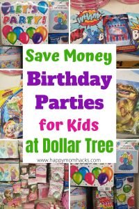 Fun & Cheap Birthday Party Decorations for kids from Dollar Tree. The Best party supplies and ideas found at Dollar Tree. Throw a great birthday party for your kids and save money doing it. Find cool birthday theme ideas too!