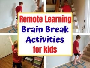 15 Fun Remote Learning Brain Breaks for Parents and Teachers. Indoor activities to do on Zoom & at home to get kids energy out at break time. You'll be amazed how much more productive the kids will be! #distancelearning #remotelearning #brainbreaks #energybusters #kids #indooractivities