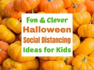 How to celebrate Halloween while social distancing for kids.