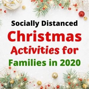 24 Christmas Activities for Families while Social Distancing. Fun Holiday ideas for kids to celebrate even when you can't be with friends & family. Holiday traditions like baking cookies, decorating for Christmas, family game nights, volunteering and more. Plus fun Ugly Sweater Zoom Virtual Parties. #christmas #christmasactivities #christmasideas #familychristmas #Christmaswithkids #socialdistancing #virtualchristmas