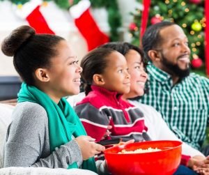 A fun Christmas activity is watching favorite Christmas movies together.