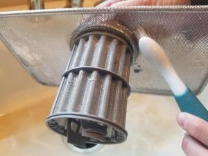 Cleaning a Dishwasher Filter