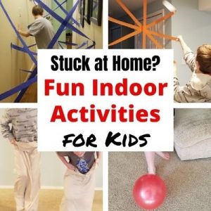 Energy Busting Indoor Activities for Kids at Home. Fun games to play when your stuck inside to keep kids off screens and playing all day long. Use these easy DIY activities for kids and enjoy a family day at home. #kidsactivities #activitiesforkids #indooractivities #indoorgame #screenfreeactivities #familygames