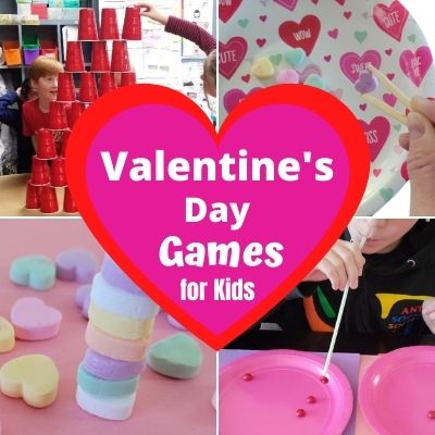 Plan the best Valentine's Day Party with these Super Fun Valentine's Day Games for Kids. Easy Valentine's Day Minute to Win It, Bingo, Scavenger Hunts, Heart Puzzles, Free Printable Activities and more.