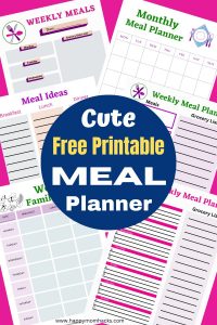 Easy to follow Free Printable Meal Planner templates. Get 8 pages with Weekly Planners, Montly planner, grocery list, meal ideas list & more. Everything you need to get organized for meal time. Just print it out & get started today.