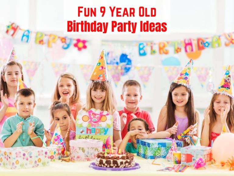 Unique & Fun 9 Year Old Birthday Party ideas with easy ways to celebrate your kids birthday and make it memorable.