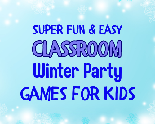 Plan the best school party with fun classroom winter party games for kids. Easy group games for teachers and parents to set up. Play all winter season or at holiday parties at Christmas, Hanukkah, Valentine's Day, President's Day and St. Patrick's Day. A fun mix of Minute to Win it Games, Trivia, Charades and printable party games.