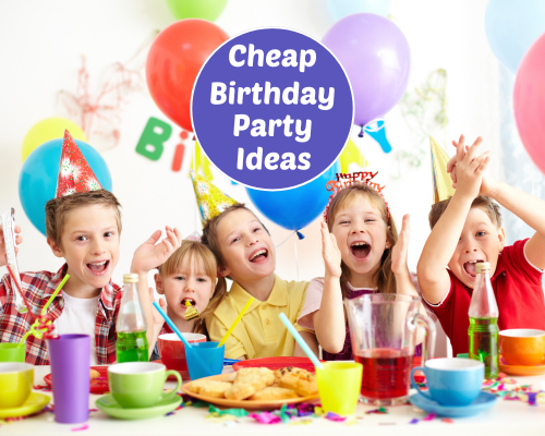 How to throw a cheap birthday party for kids that is budget-friendly and tons of fun! Easy money saving tips and birthday party ideas & themes to host a party at home or local park that will be memorable and special for your child.